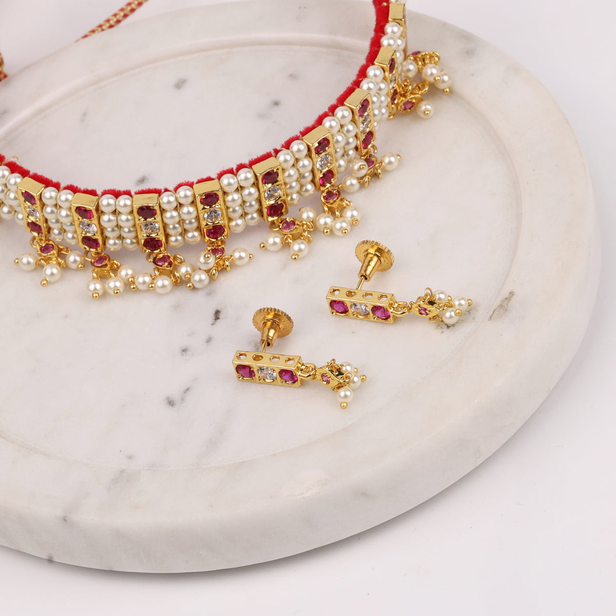 22K Gold Plated Fashion Chinchpeti