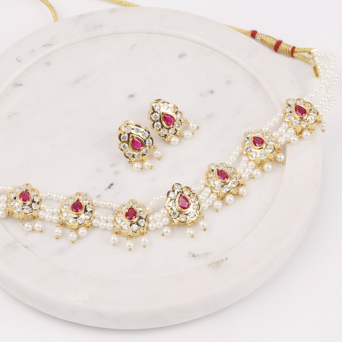 22K Gold Plated Fashion Chinchpeti