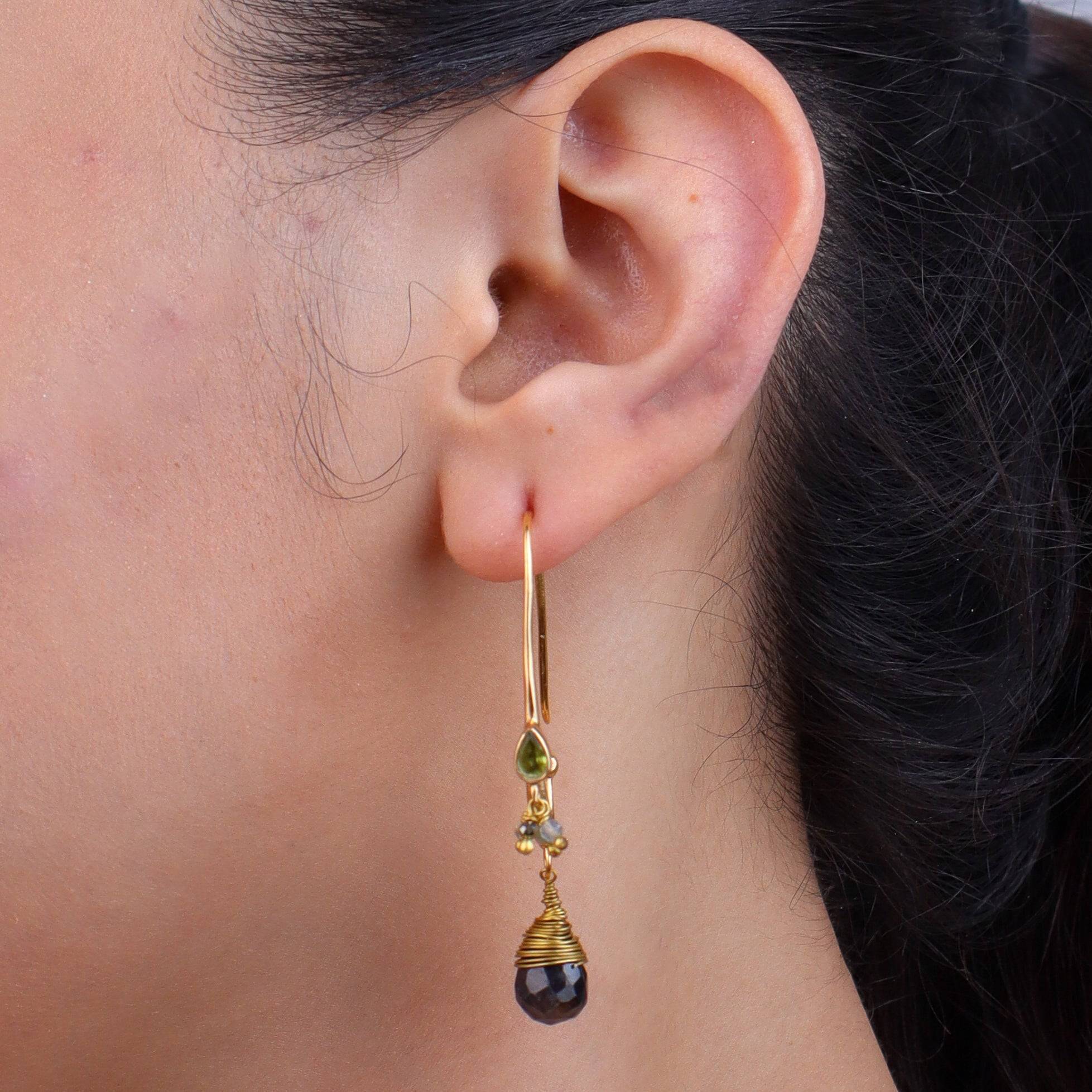 Brass Fashion Earrings