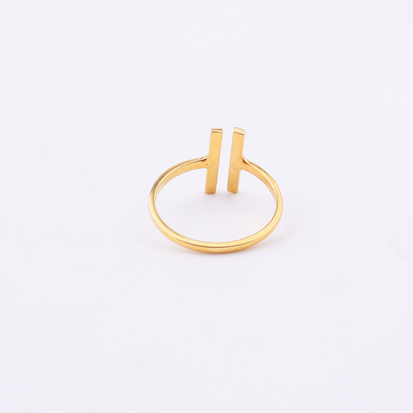 Classic Silver Ring – II | 22K Gold-Plated