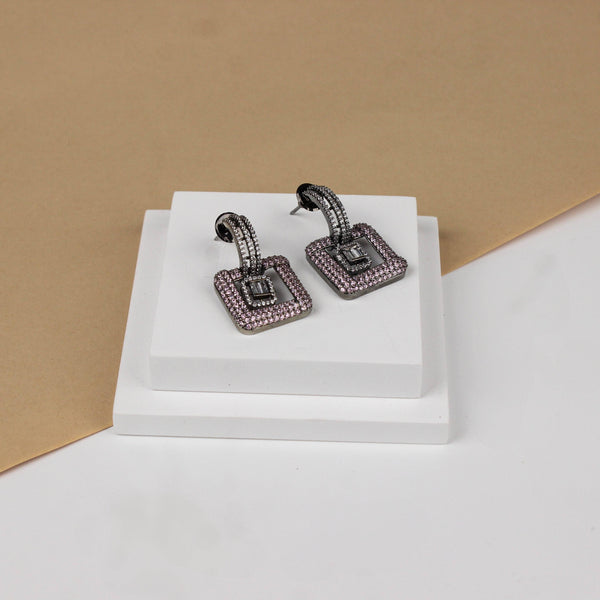 Detailed view of Fashion Earring highlighting intricate motifs, textured detailing, and a smooth jewellery finish