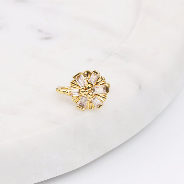 22K Gold Plated Fashion Bugadi / Nose Pin