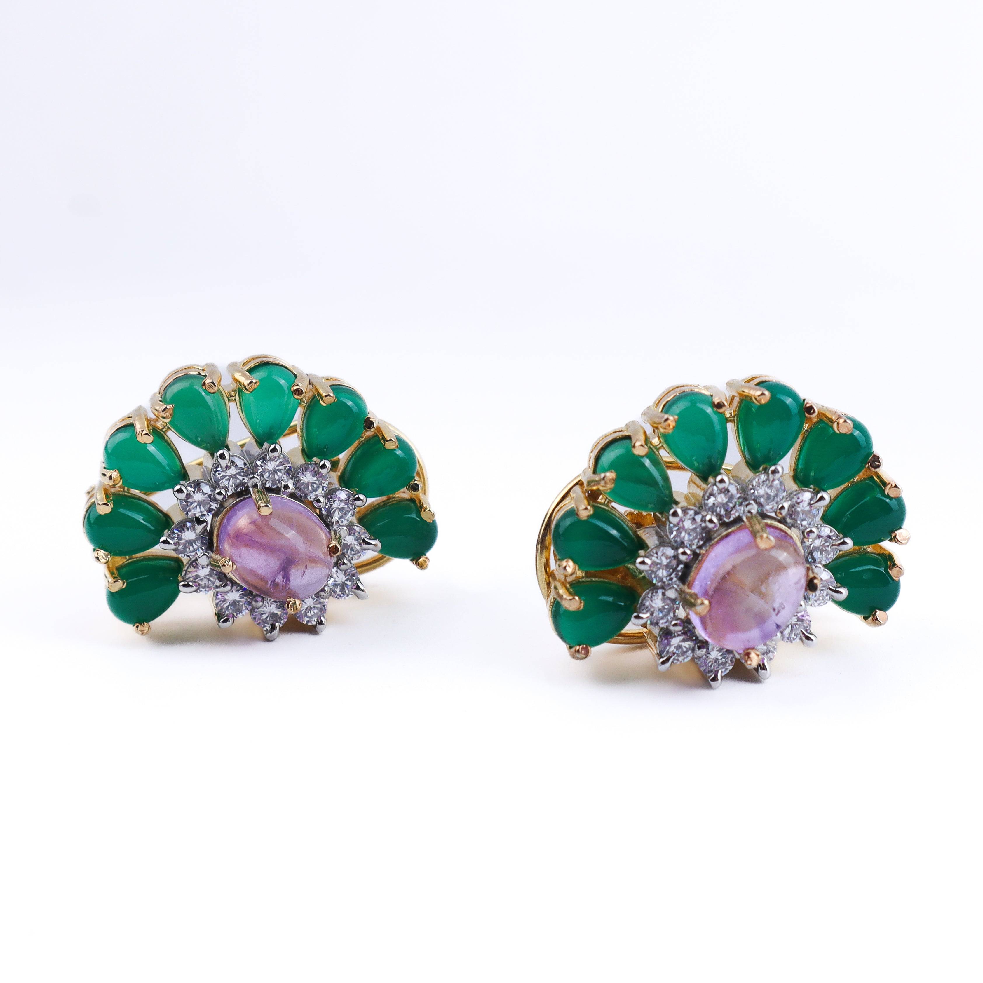 Close-up of a 22K gold-plated fashion earring showcasing intricate detailing, fine craftsmanship, and rich 22K gold plating