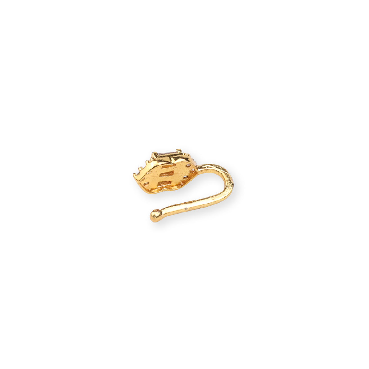22K Gold Plated Fashion Bugadi / Nose Pin