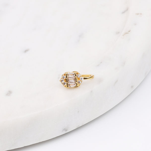 22K Gold Plated Fashion Bugadi / Nose Pin