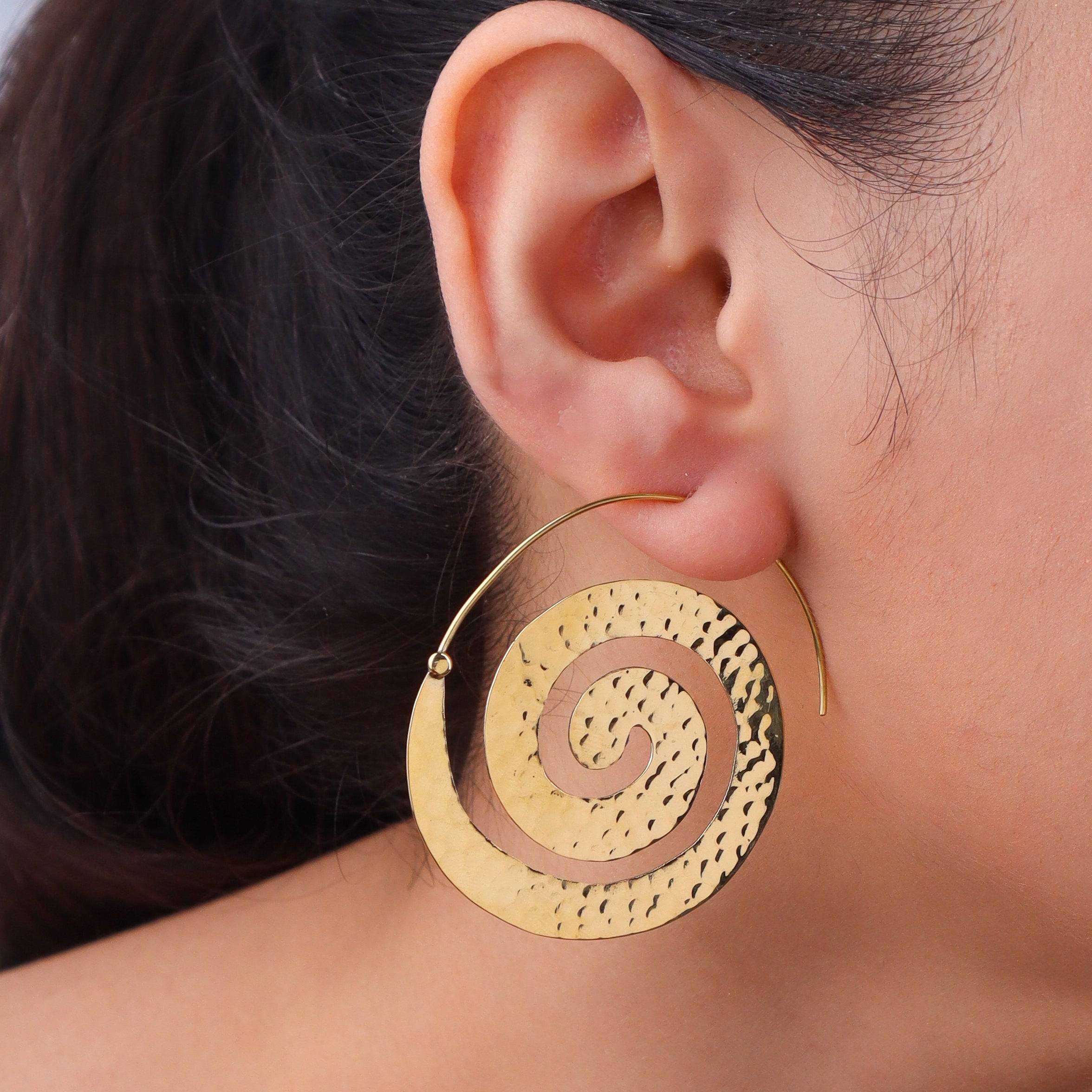 Brass Fashion Earrings