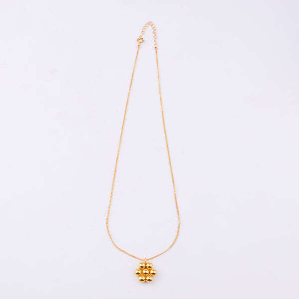 Silver Kudi Pendant Chain – Large | 22K Gold-Plated