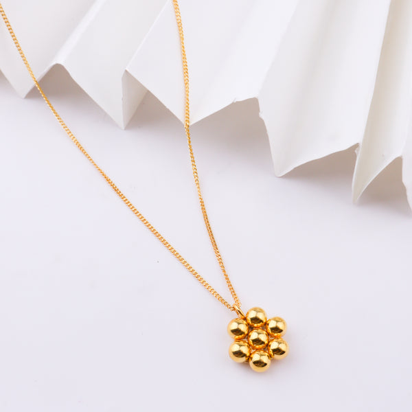 Silver Kudi Pendant Chain – Large | 22K Gold-Plated