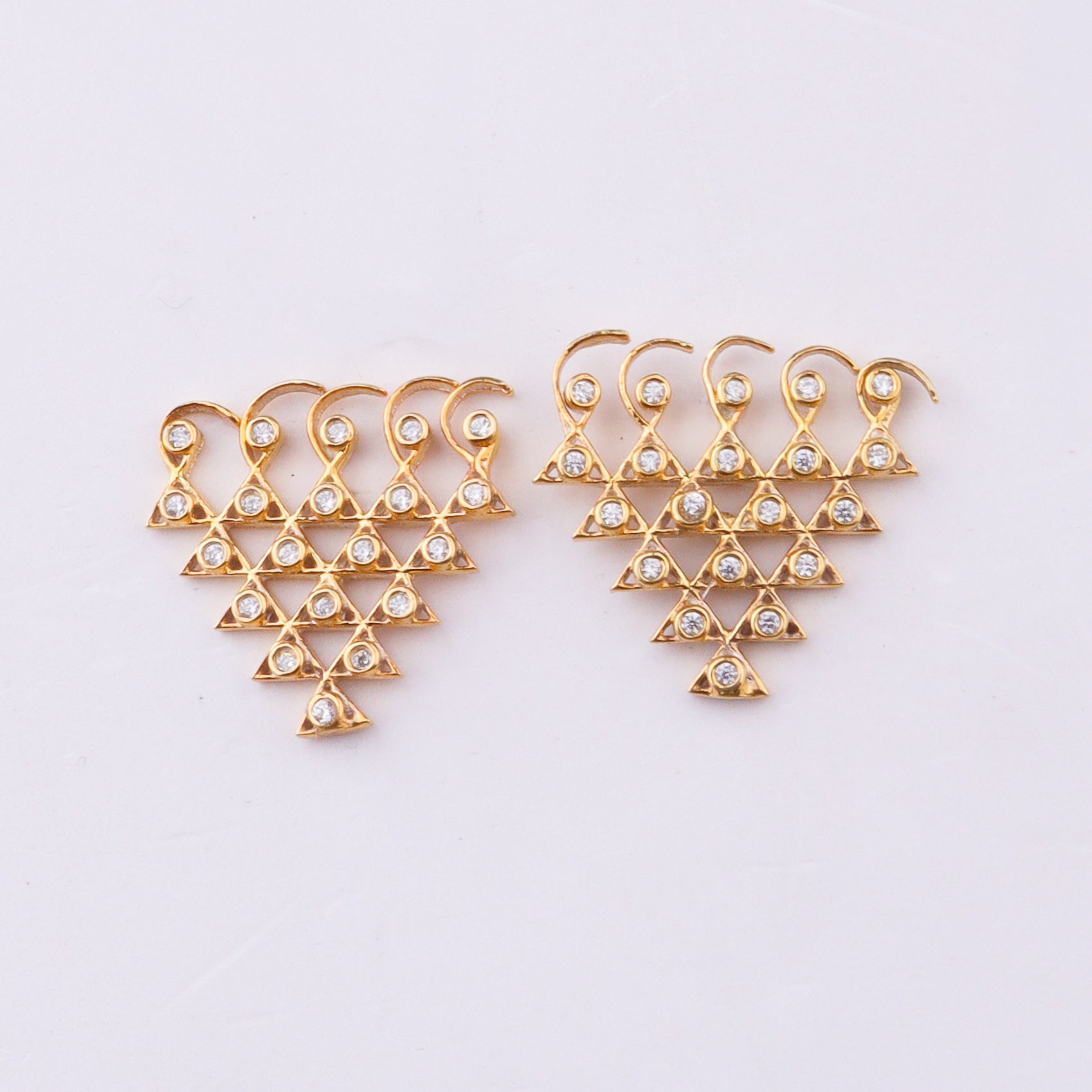 Saraswati Earrings | 22K Gold-Plated