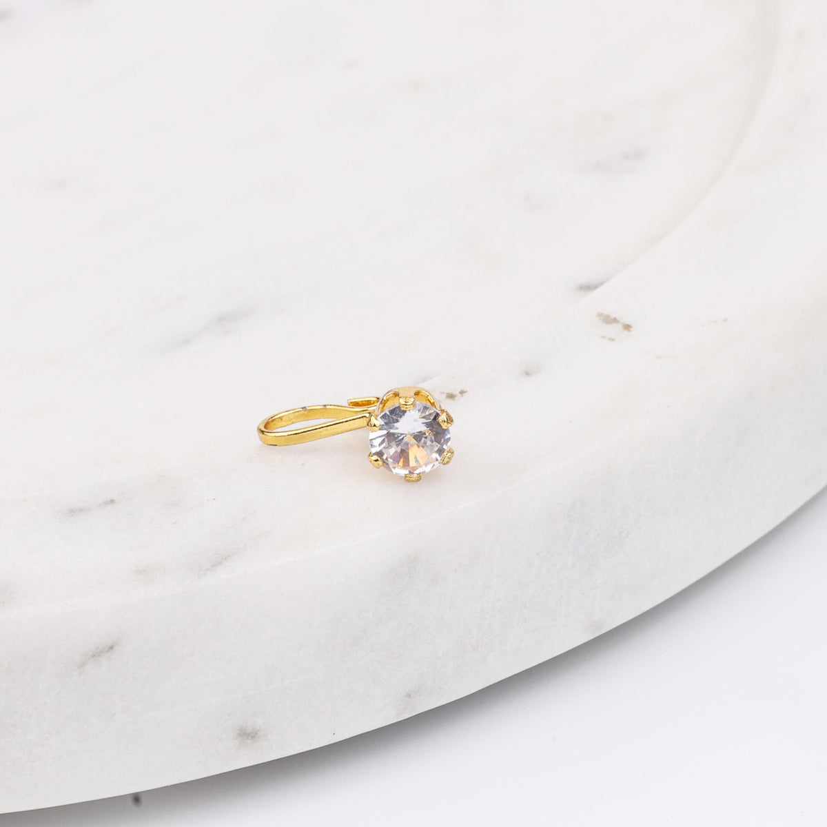 22K Gold Plated Fashion Bugadi / Nose Pin