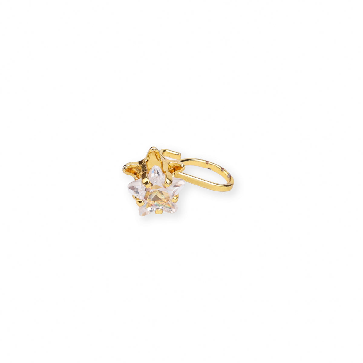 22K Gold Plated Fashion Bugadi / Nose Pin