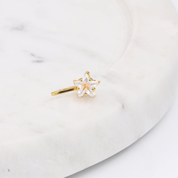 22K Gold Plated Fashion Bugadi / Nose Pin