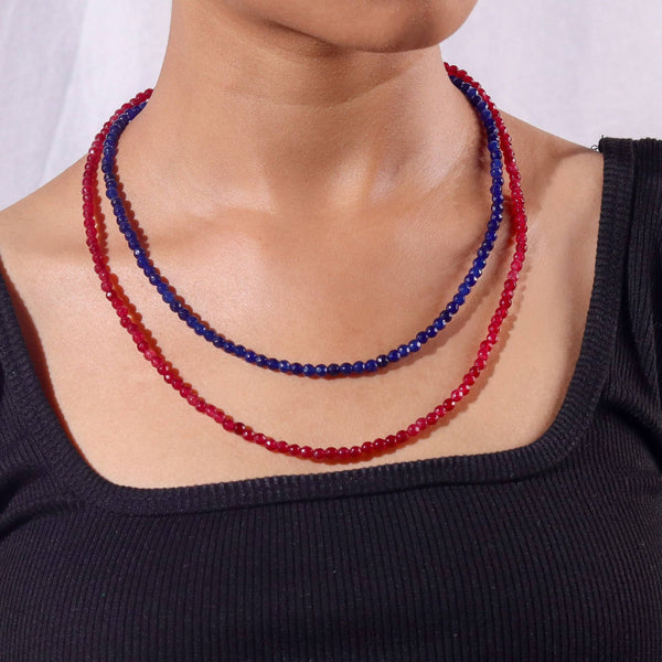 Model wearing a Fashion Necklace for a stylish and contemporary jewellery look
