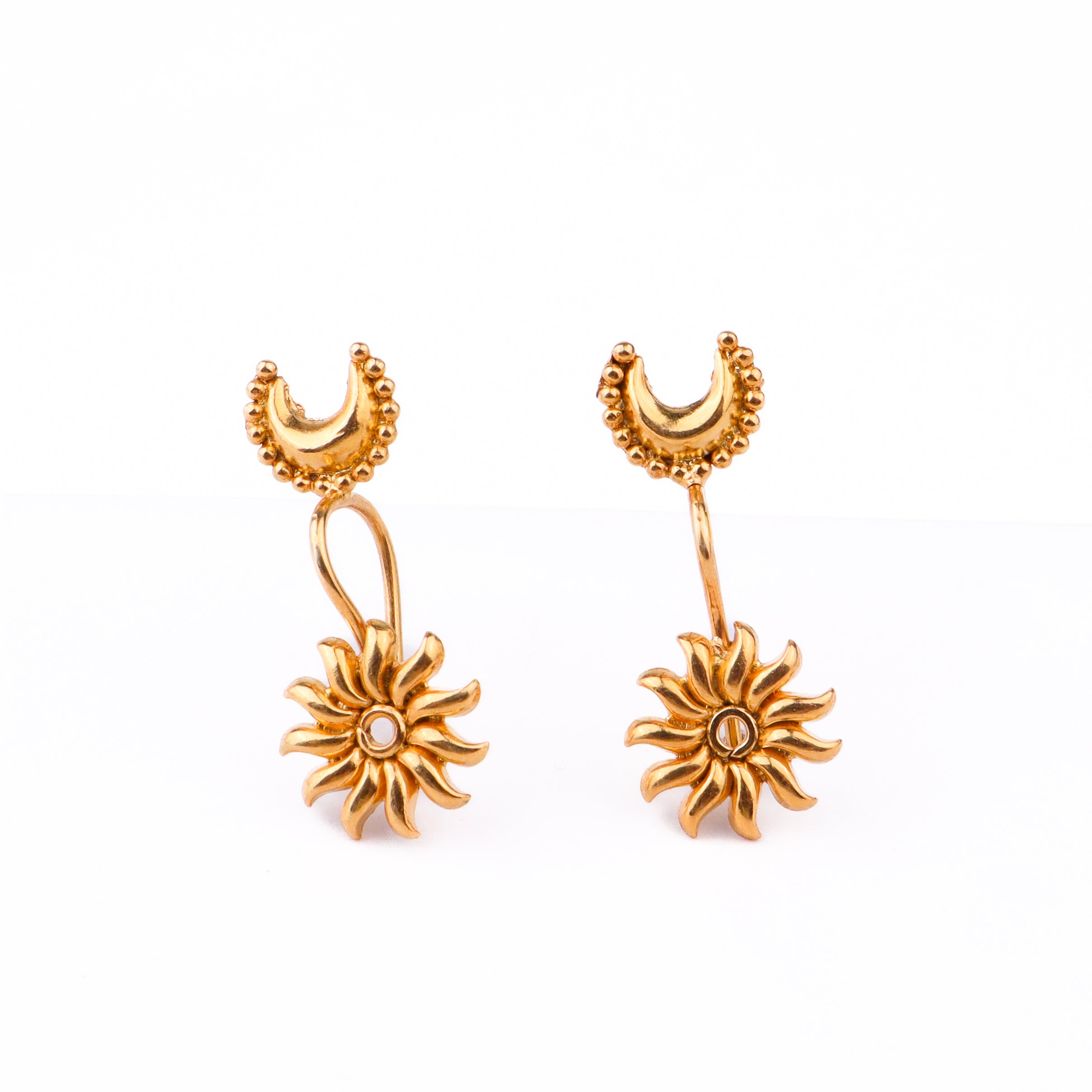 Chandrakor & Sun Bugadi - Clip-On | 22K Gold-Plated
