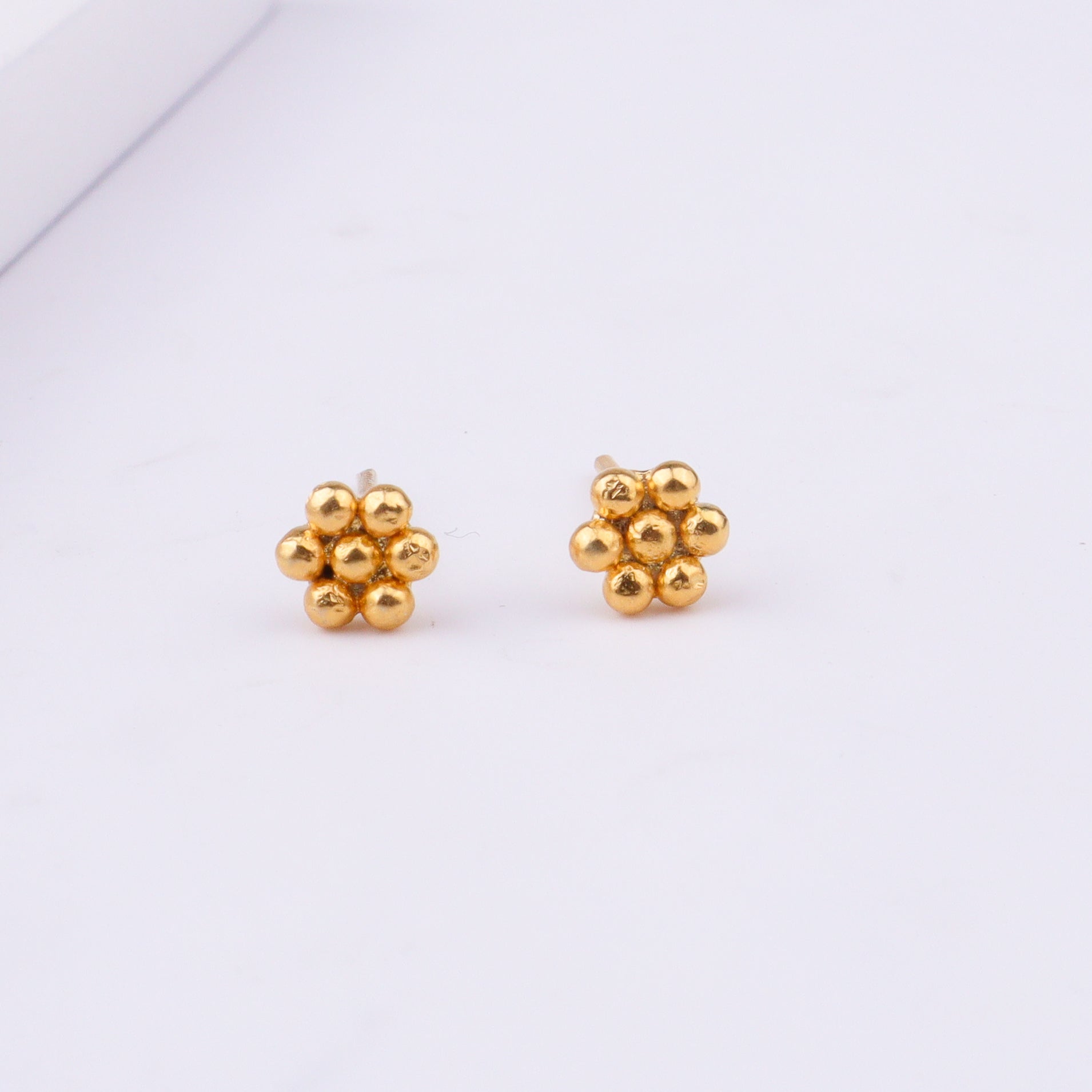 Itihaas Kudi Earrings - Small | 22K Gold-Plated | 92.5 Silver