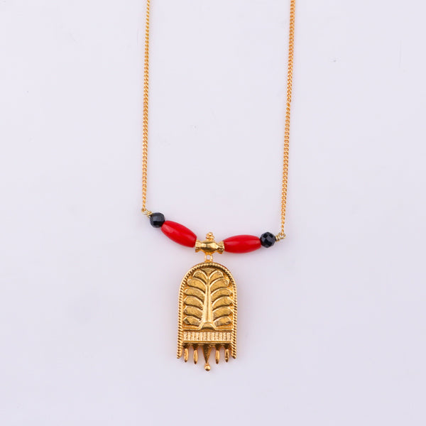 Saaj Motif Mangalsutra – Taali (ताळी) | 22K Gold-Plated