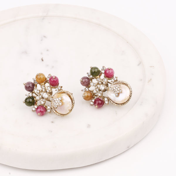Brass Fashion Earrings