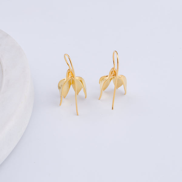 Summer Snowflake Earrings | 92.5 Silver | 22K Gold Plated
