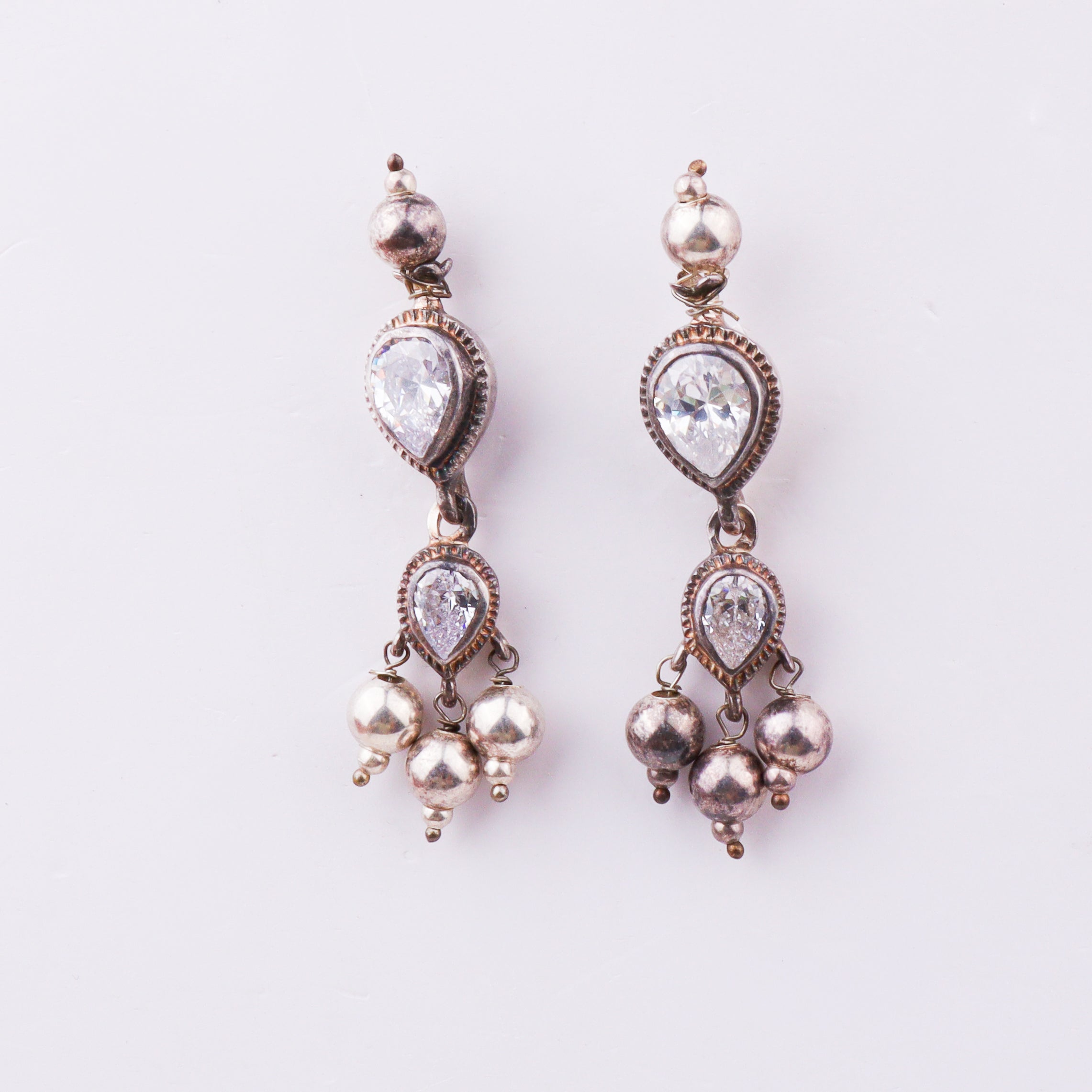 CZ Tanmani Earrings | 92.5 Sterling Silver