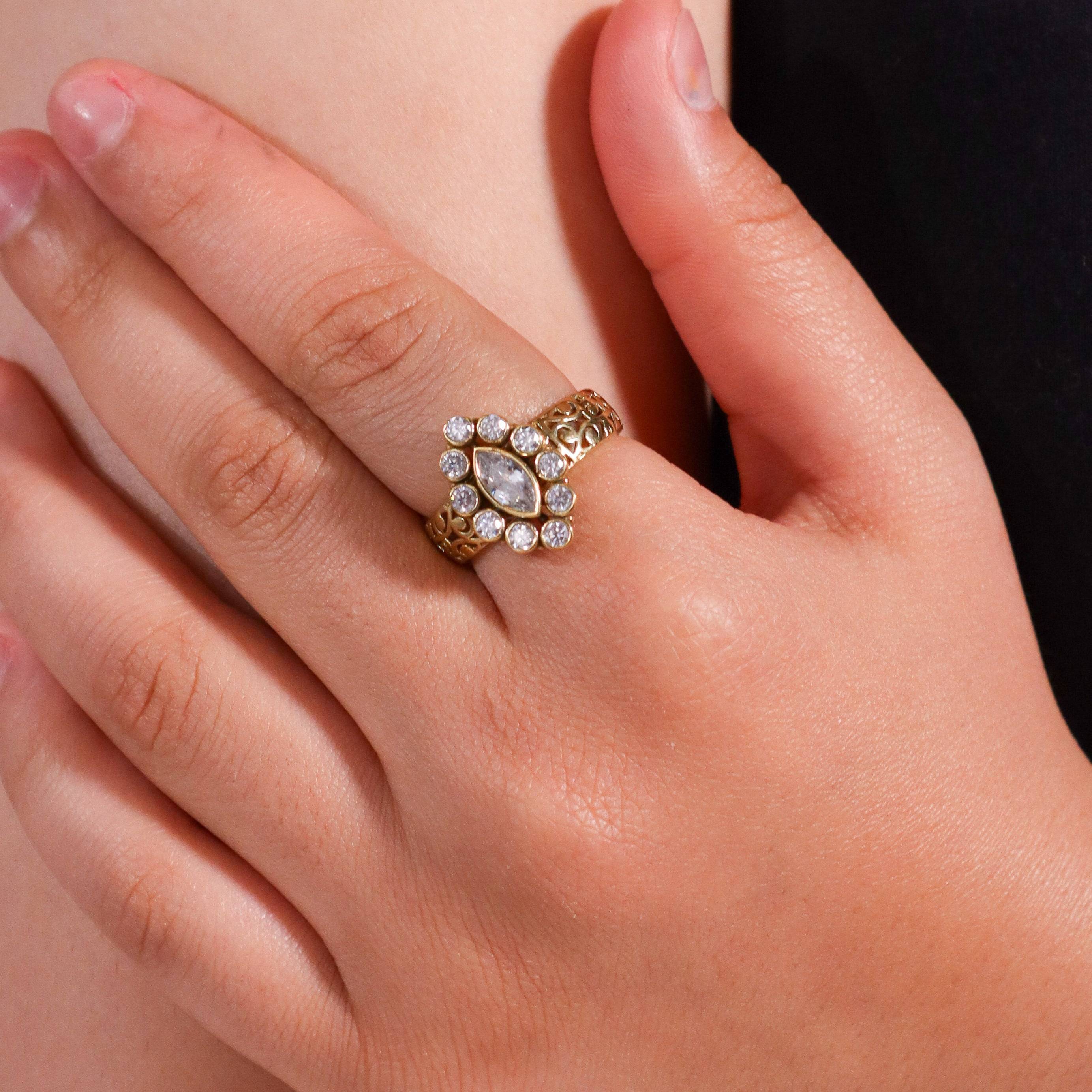 Brass Fashion Ring