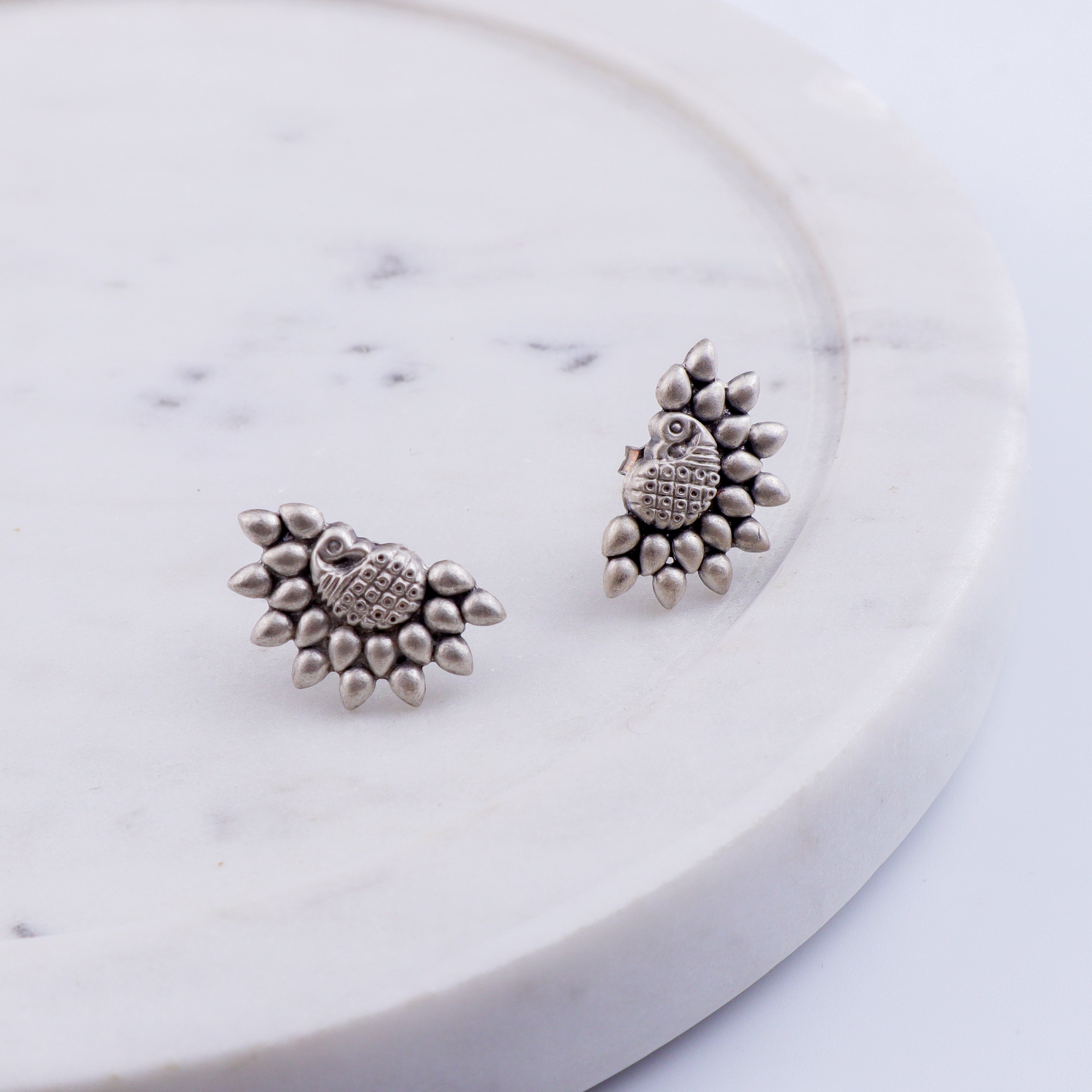 Paisley Peacock Earrings