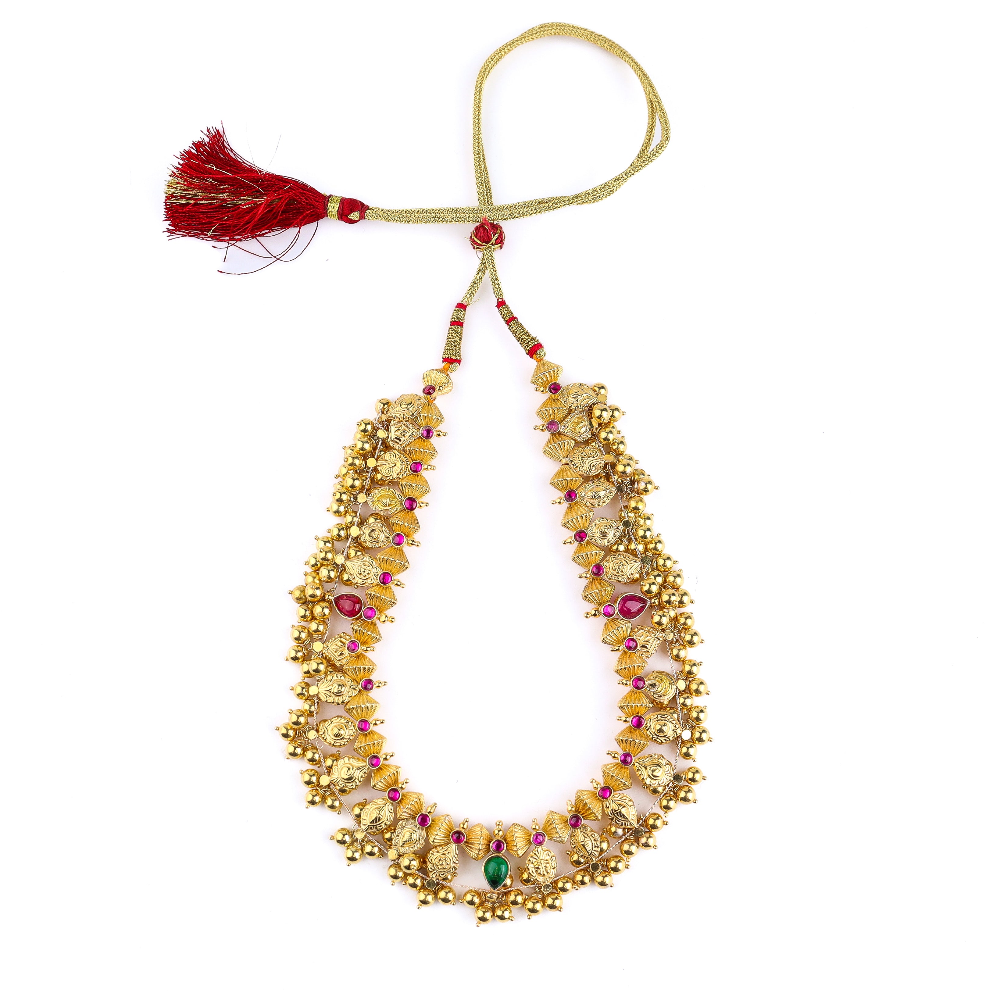 SIlver Choker Saaj | 92.5 Silver | 22K Gold Plated