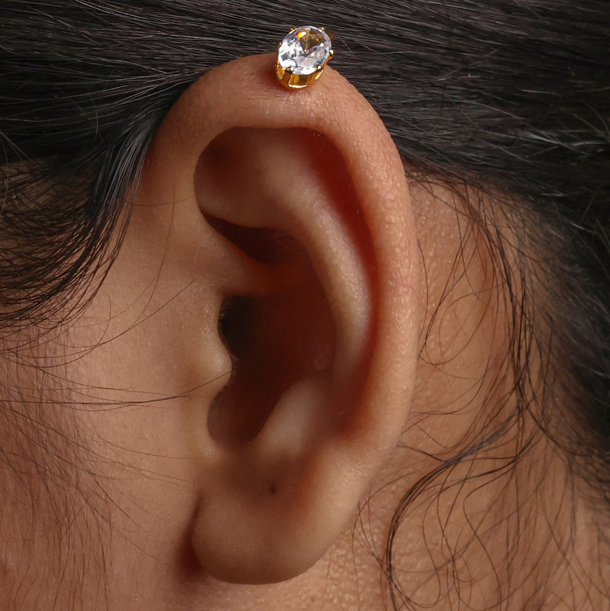 22K Gold Plated Fashion Bugadi / Nose Pin
