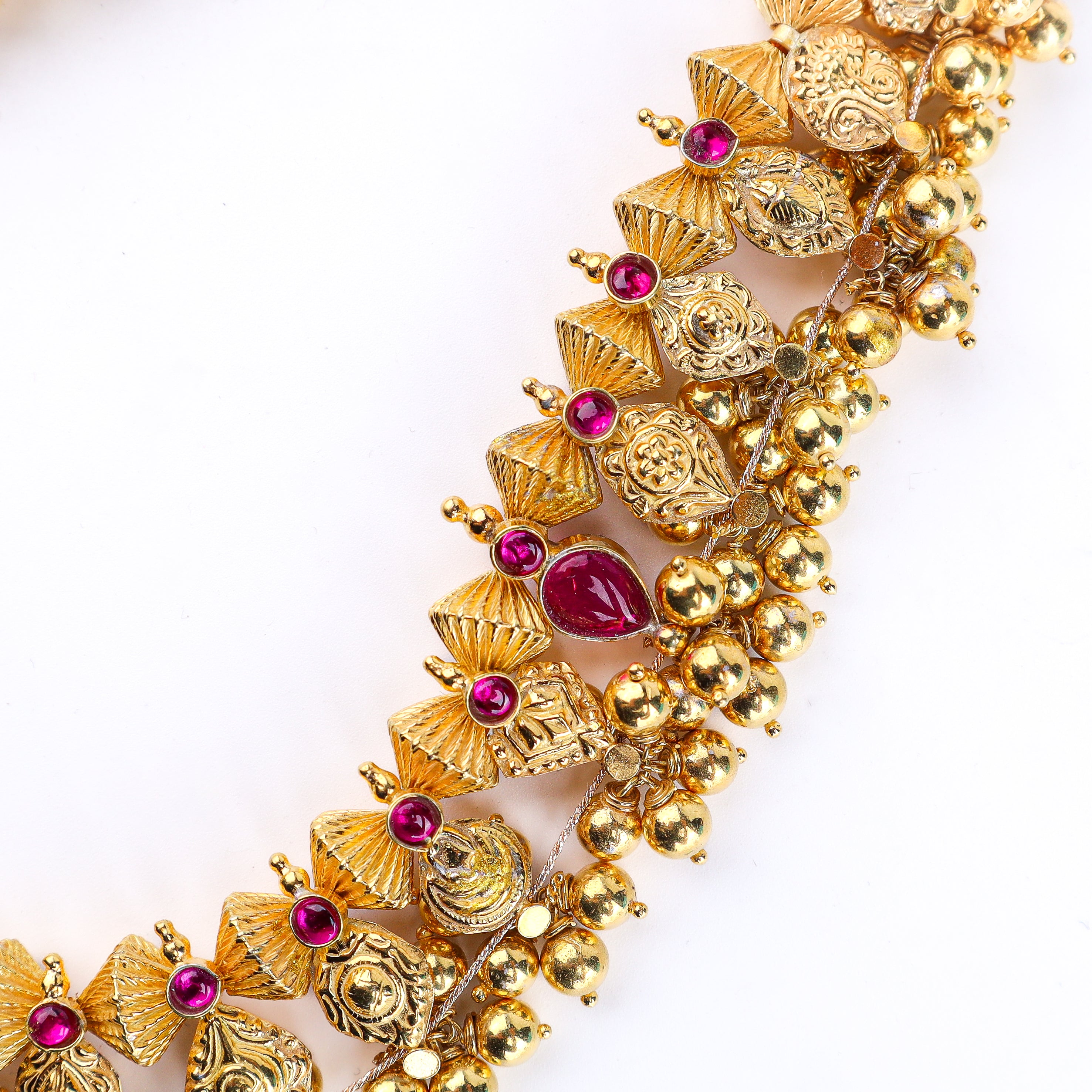 SIlver Choker Saaj | 92.5 Silver | 22K Gold Plated