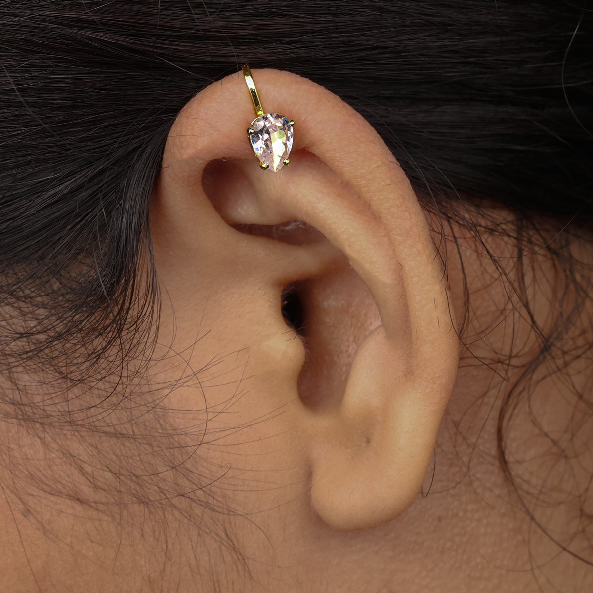 22K Gold Plated Fashion Bugadi / Nose Pin
