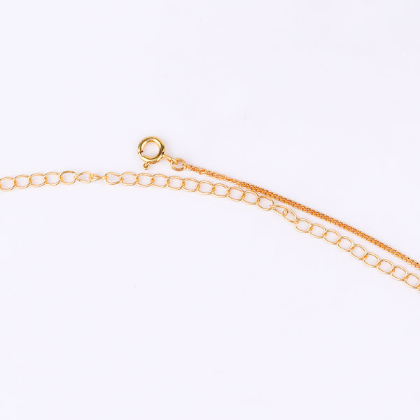 Waist Chain / Kamar Bandh with Black Spinel | 22K Gold-Plated