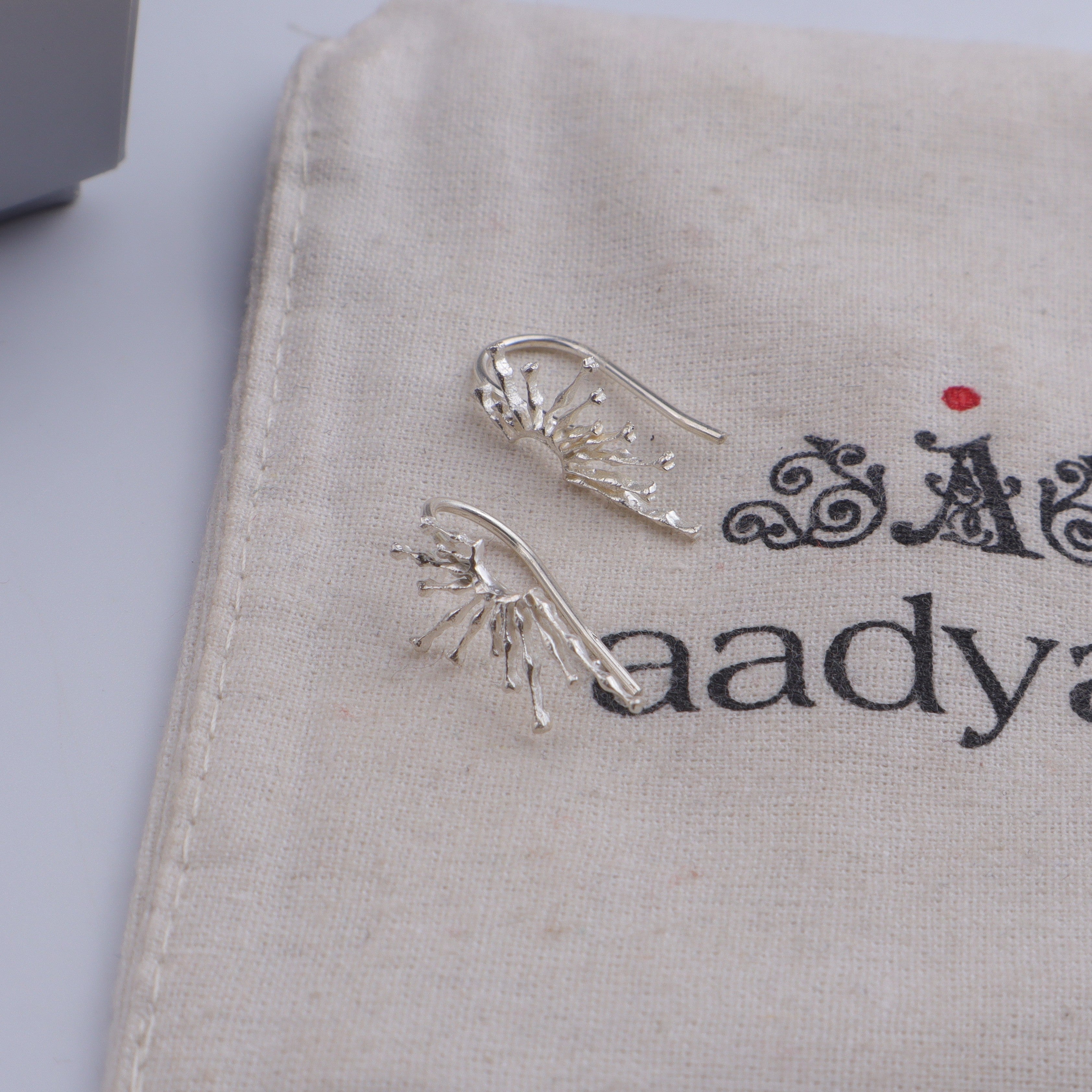 Silver Sparkle Earcuffs