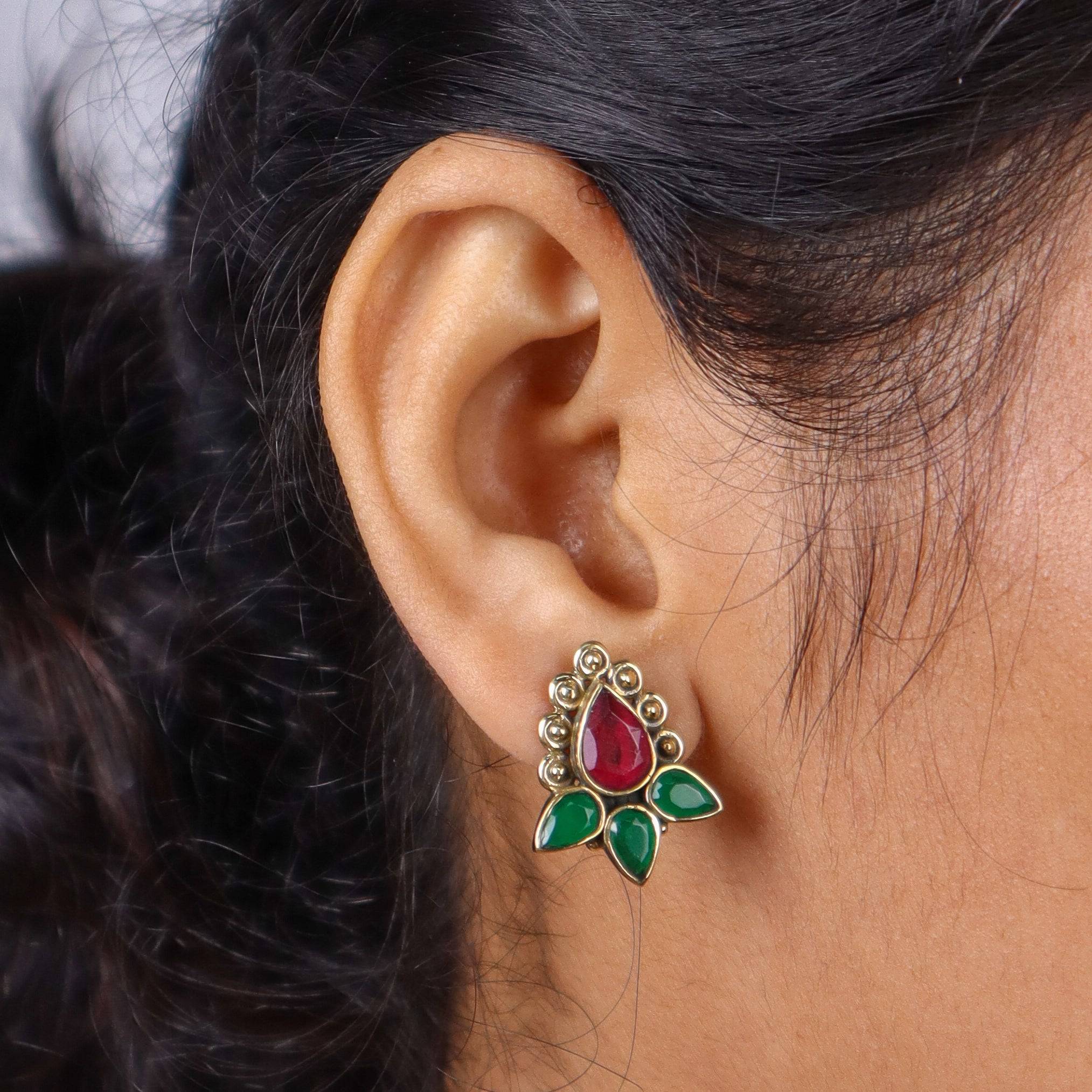 Brass Fashion Earrings
