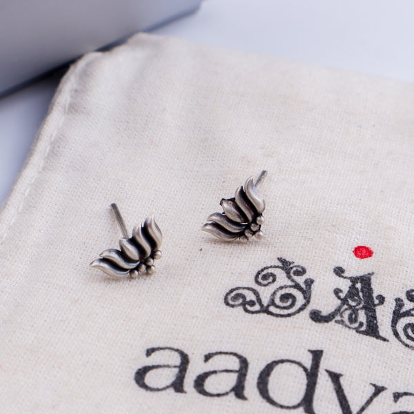 Lotus Studs | 92.5 Silver