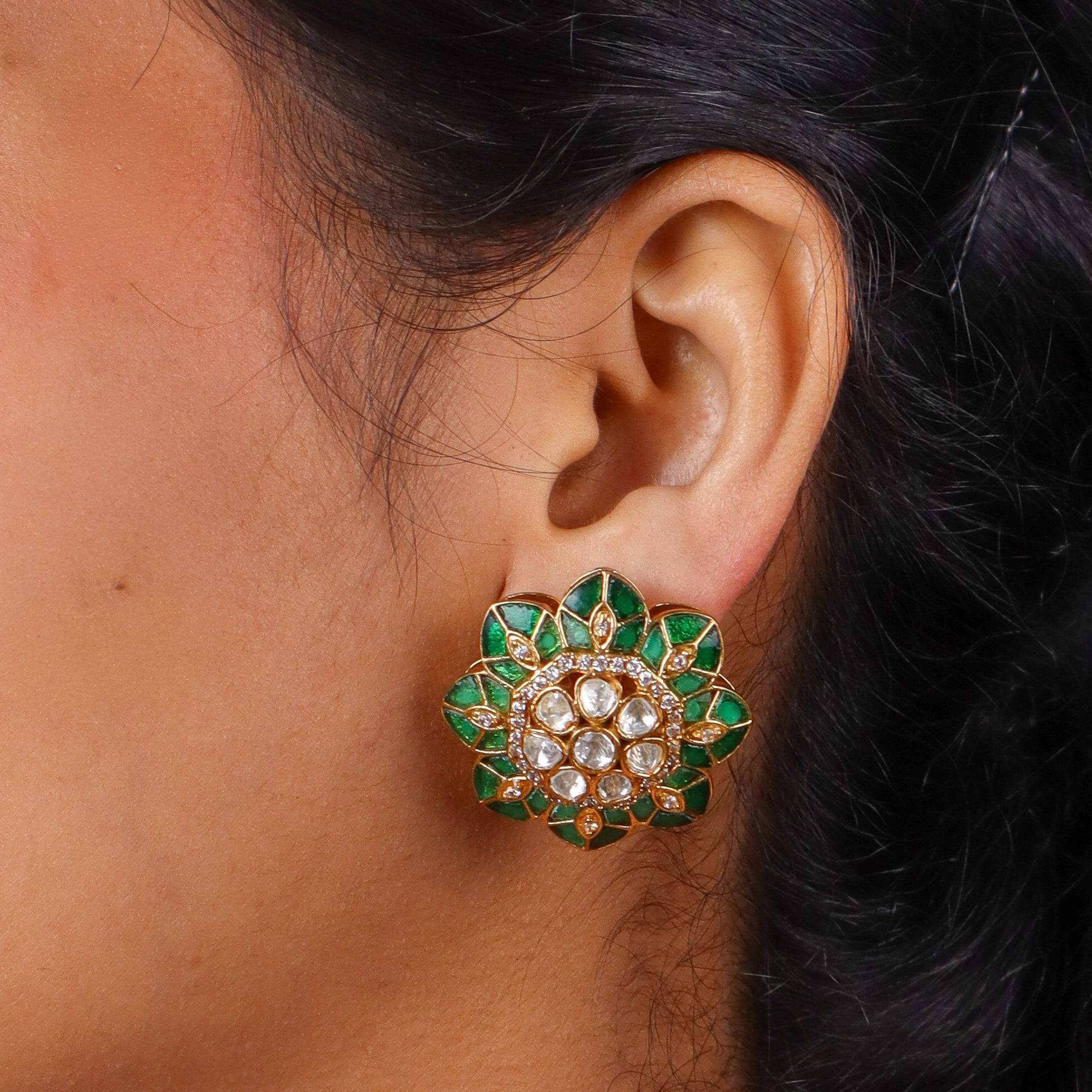 Brass Fashion Earrings