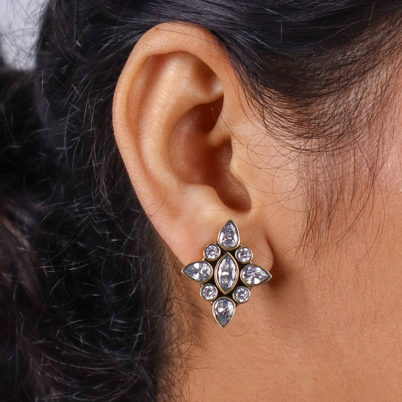 Brass Fashion Earrings