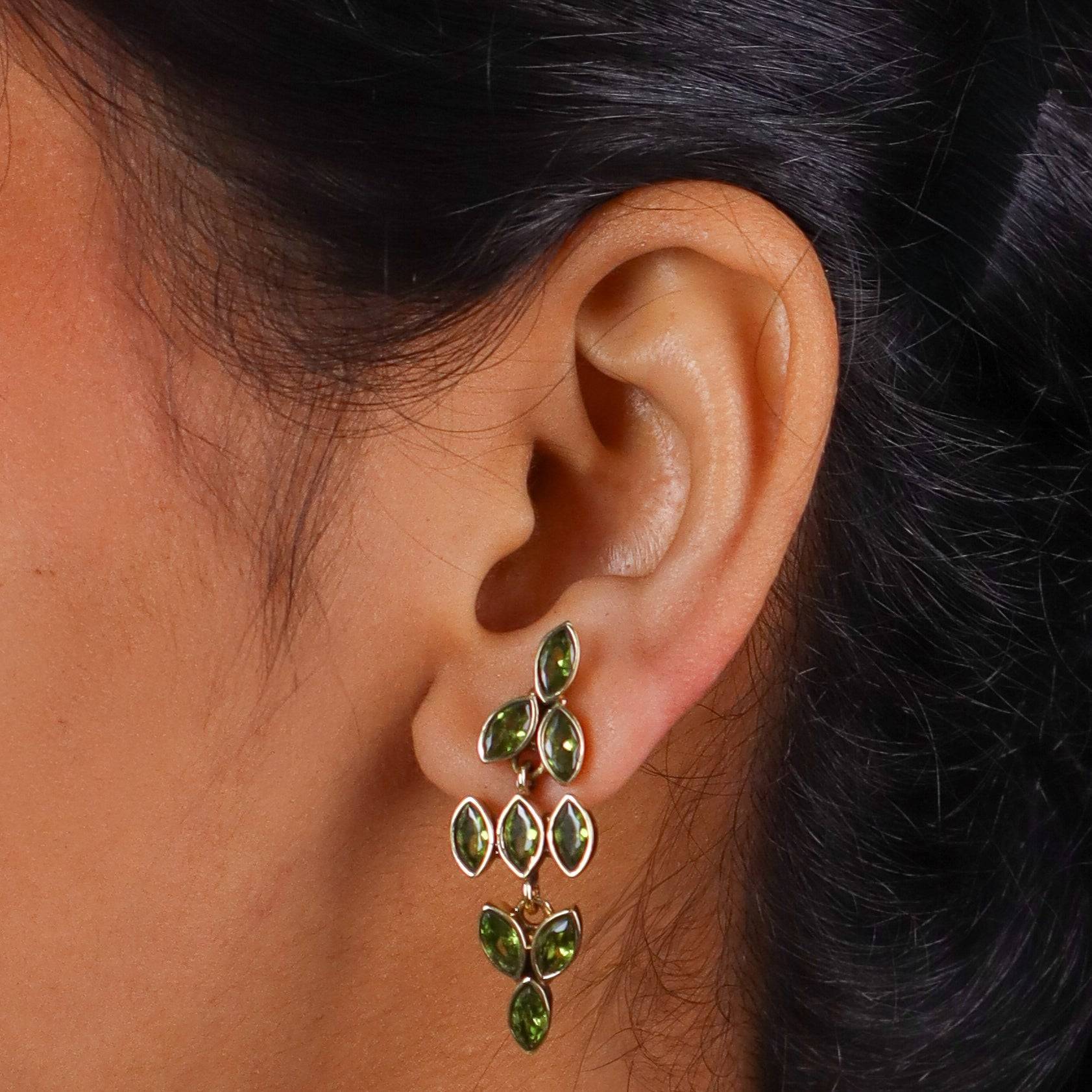 Brass Fashion Earrings