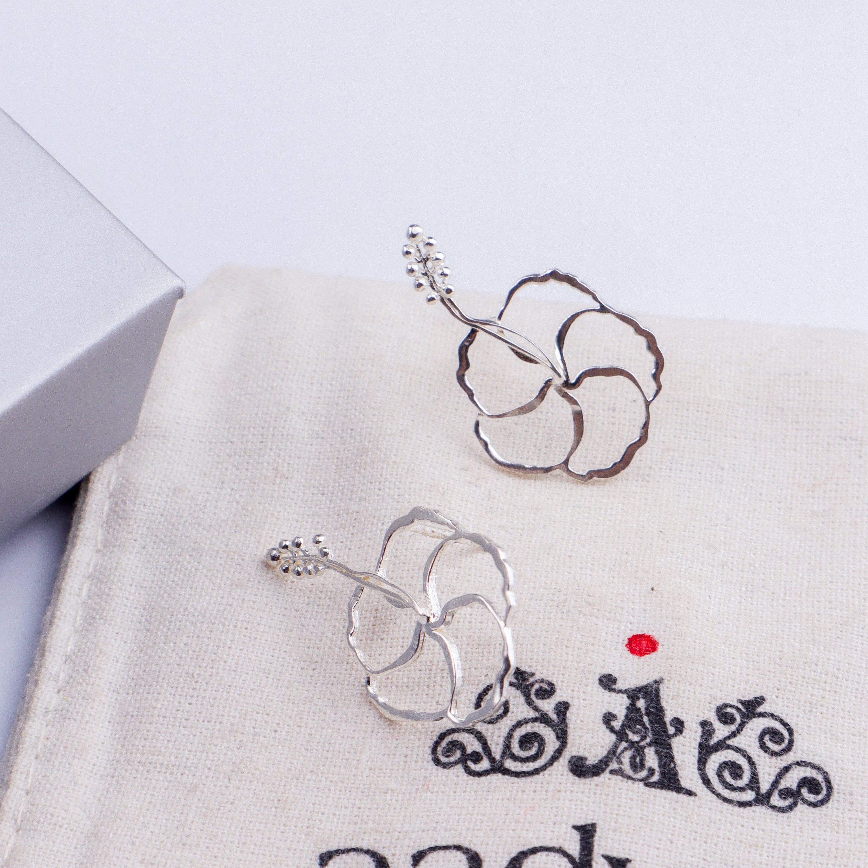 Hibiscus Earrings