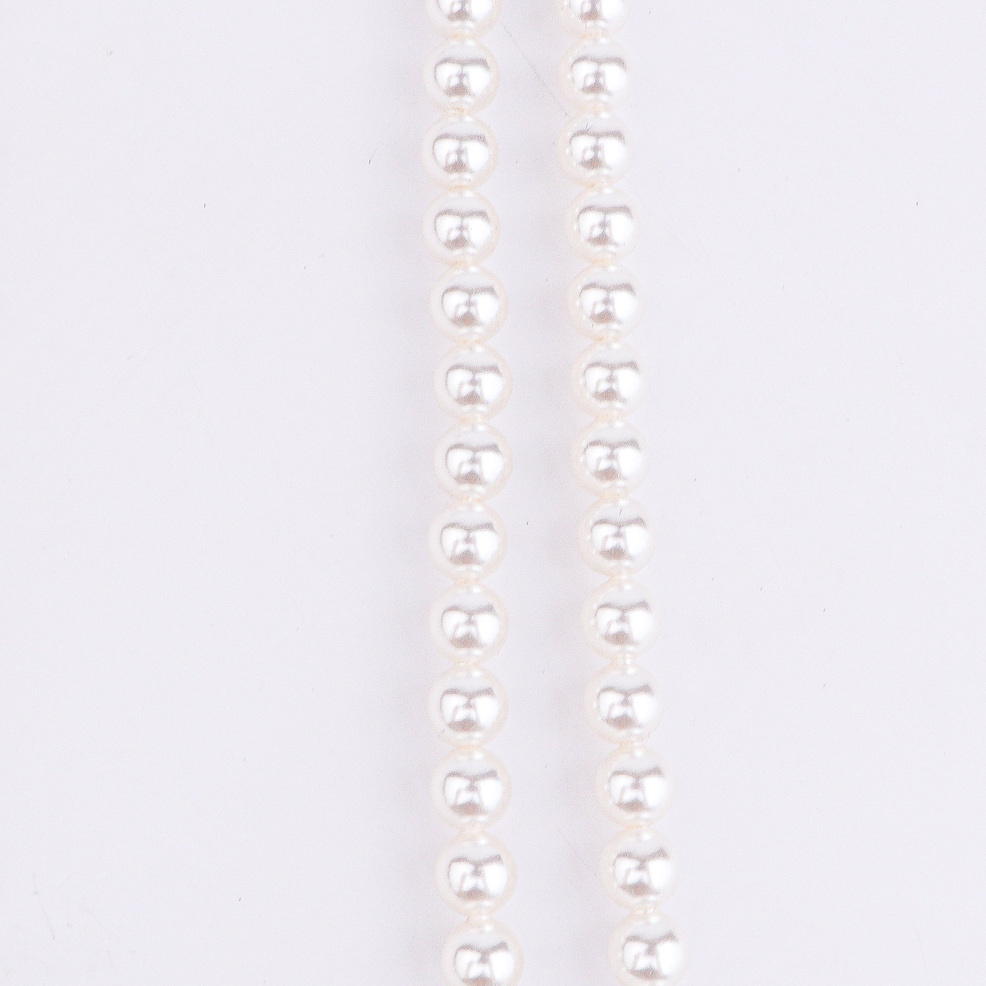 Silver White CZ Tanmani Set with Pearls