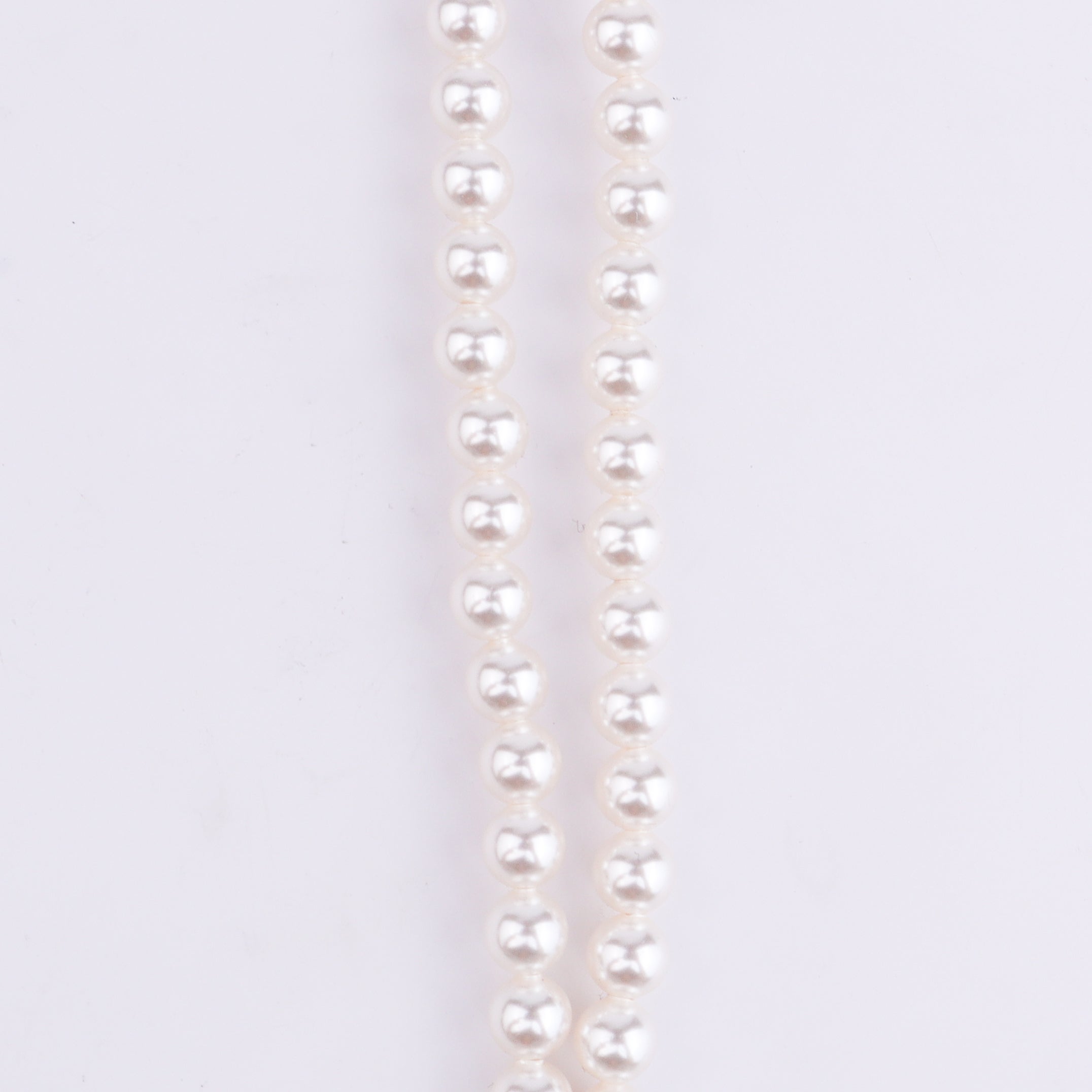 Silver Green & White CZ Tanmani Set with Pearls