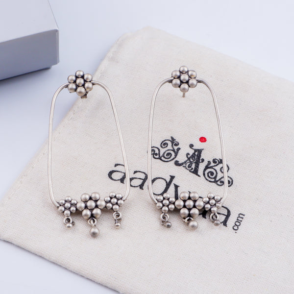 Kudi Chandbali | 925 silver earring | size : large