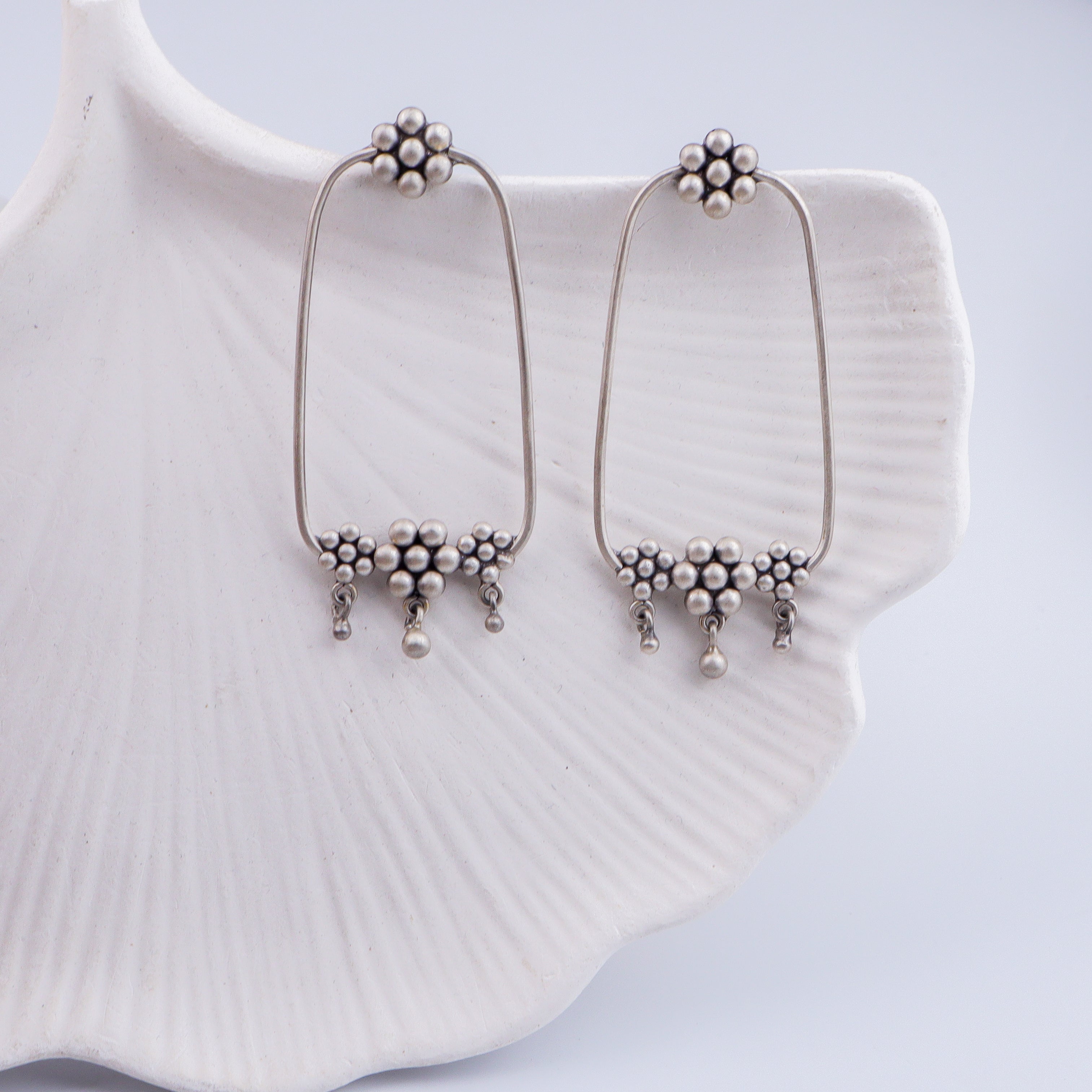 Kudi Chandbali | 925 silver earring | size : large