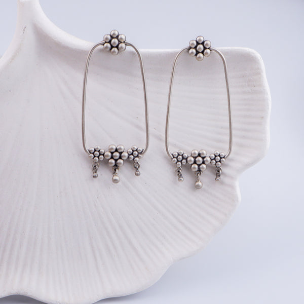 Kudi Chandbali | 925 silver earring | size : large