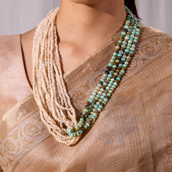 Luxe Necklace - Blue Opal