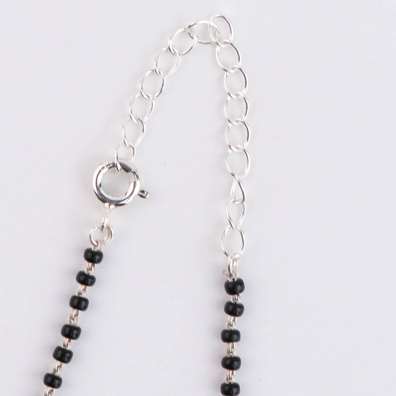 Silver CZ Saraswati Mangalsutra