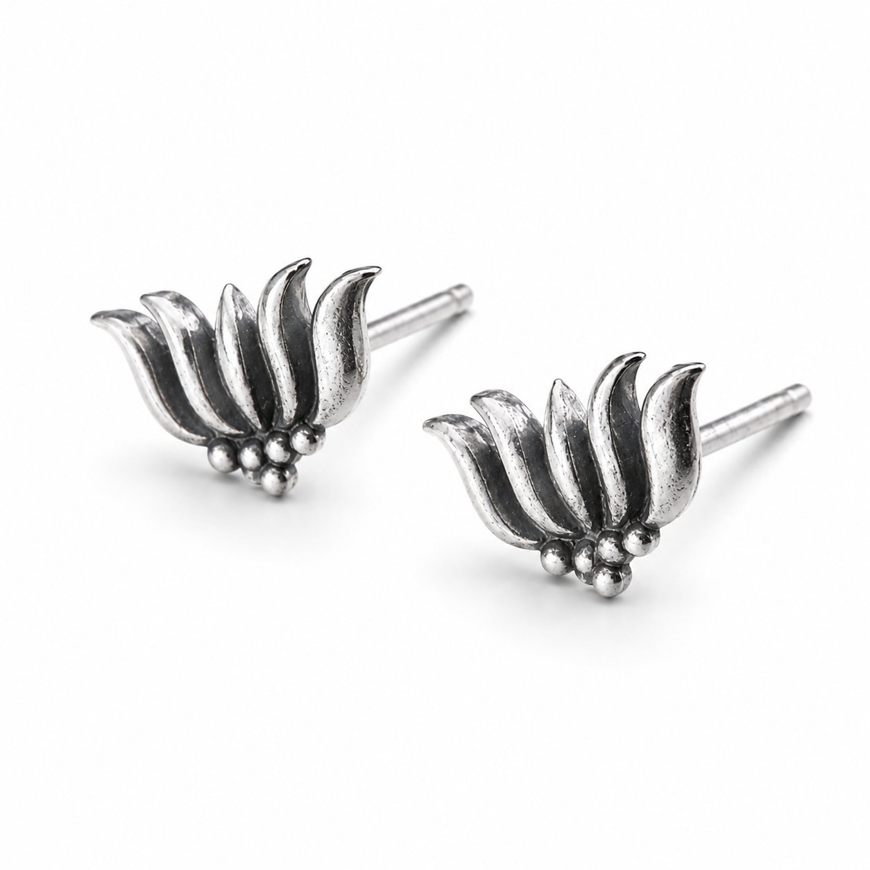 Lotus Studs | 92.5 Silver