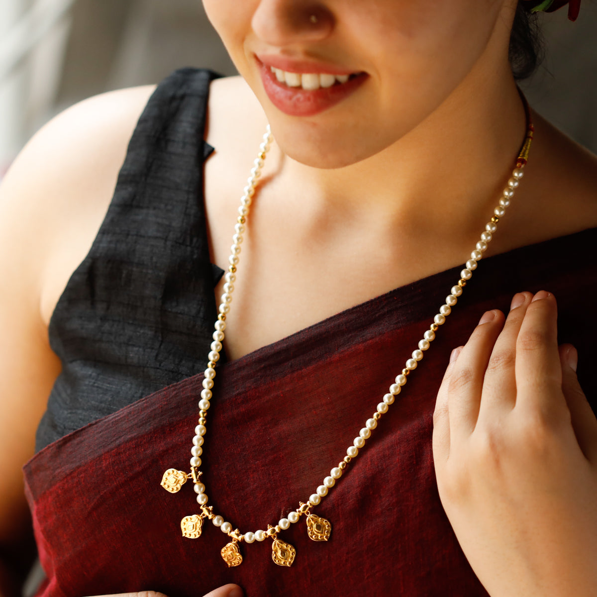 Kamal Kali Saaj Motif |  92.5 Silver | 22K Gold Plated
