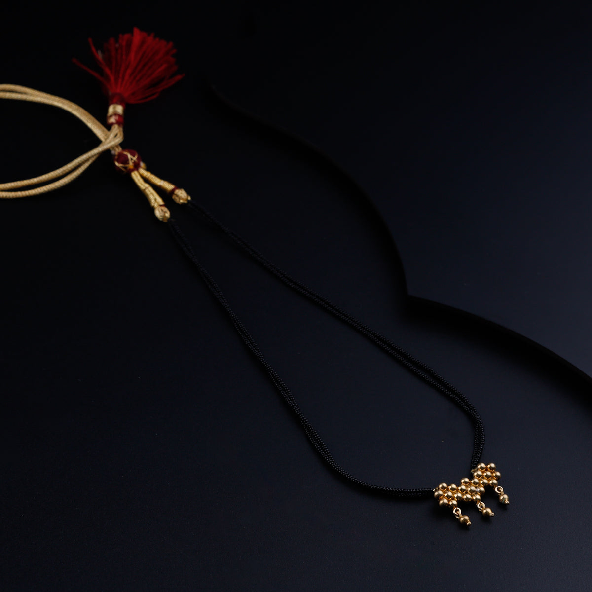 Gold Plated Kudi Mangalsutra |  92.5 Silver | 22K Gold Plated