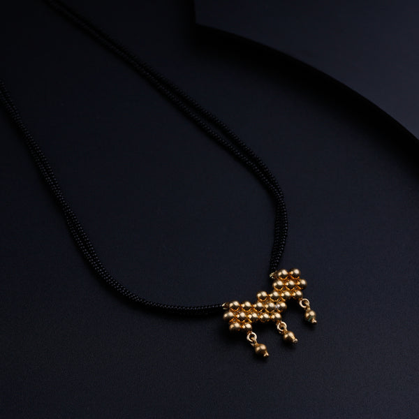 Gold Plated Kudi Mangalsutra | 92.5 Silver | 22K Gold Plated