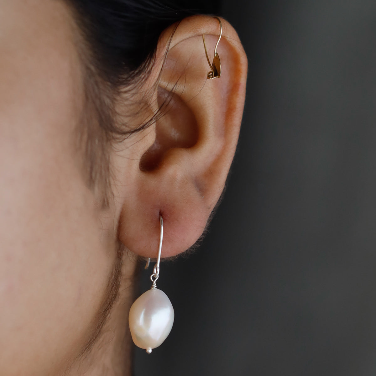 Fresh Water Single Pearl Earring