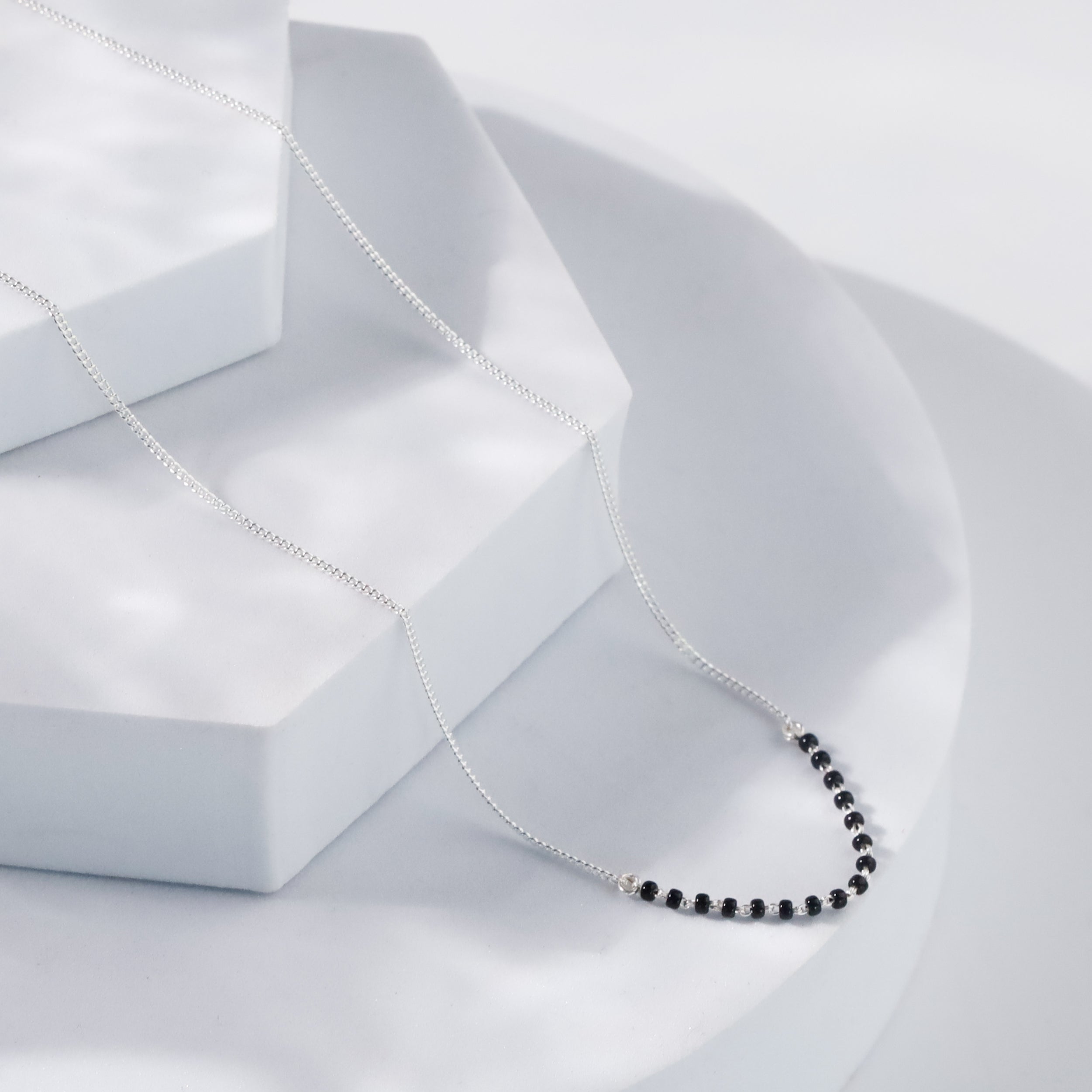 Classic Silver Chain Mangalsutra